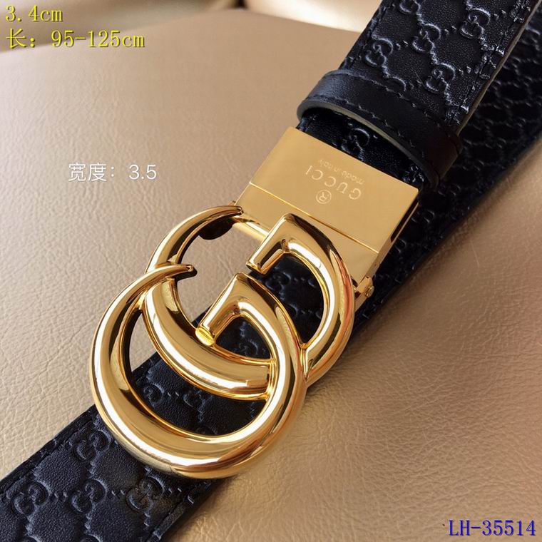 Gucci belt 34mm 95-125cm 8L08